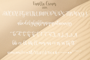 Vanilla Cream Script & Handwritten Font By Pasha Larin 9