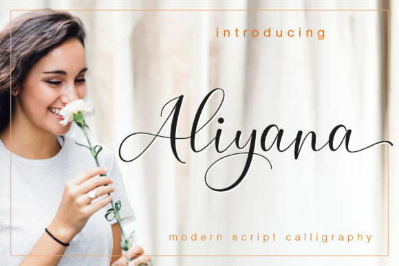 Aliyana Script Script & Handwritten Font By Sulthan Studio