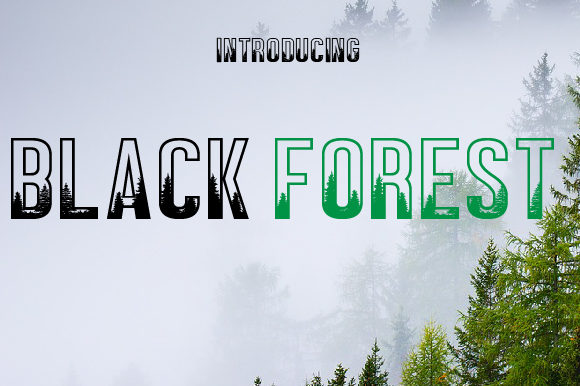 Black Forest Decorative Font By da_only_aan