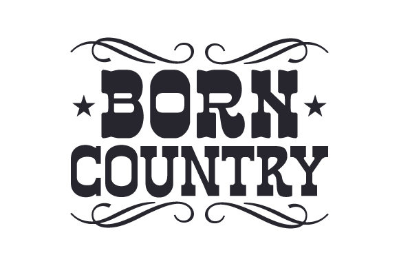 Born Country Cowgirl Craft Cut File By Creative Fabrica Crafts