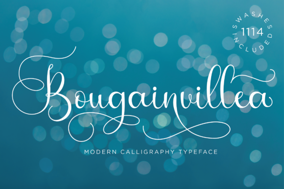 Bougainvillea Script Script & Handwritten Font By fanastudio
