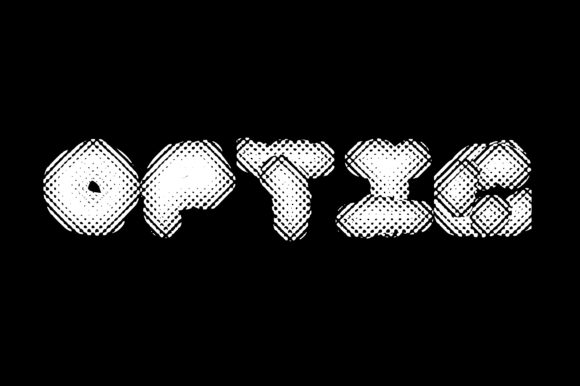 Optic Display-Schriftarten Schriftart Von GraphicsBam Fonts