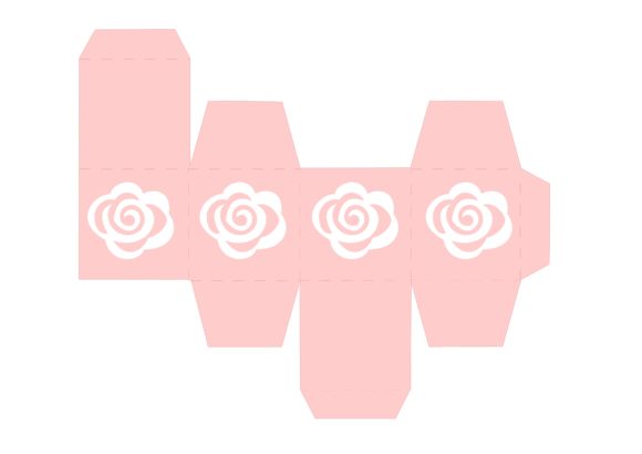 Rose Box Graphic 3D SVG By jgalluccio