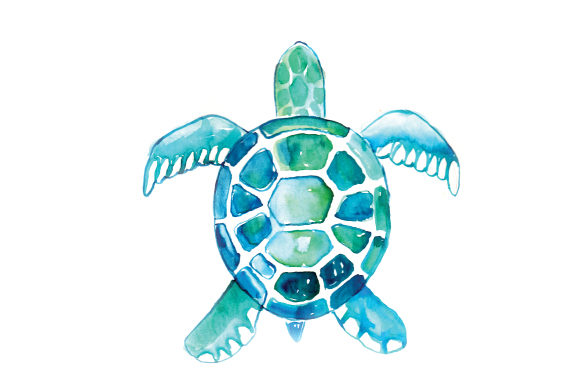 Watercolor Turtle Animals Craft Cut File By Creative Fabrica Crafts