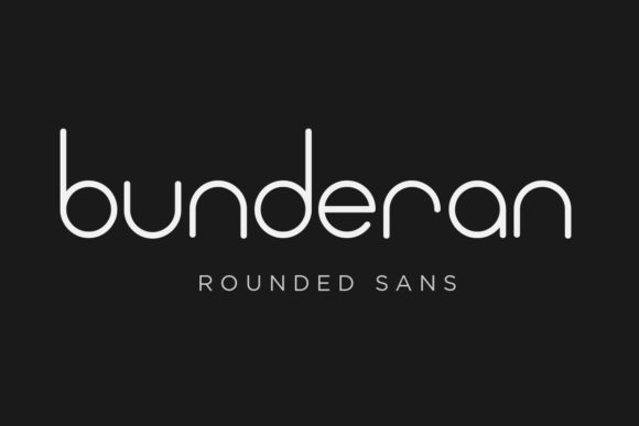 Bunderan Sans Serif Font By SayStudio