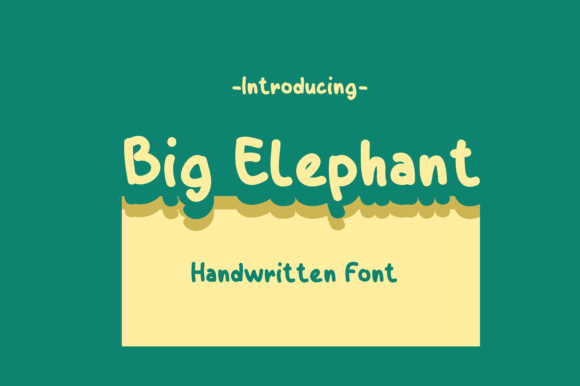 Big Elephant Script & Handwritten Font By Imoodev