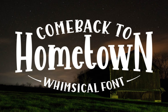 Comeback to Hometown Script & Handwritten Font By Keithzo (7NTypes)