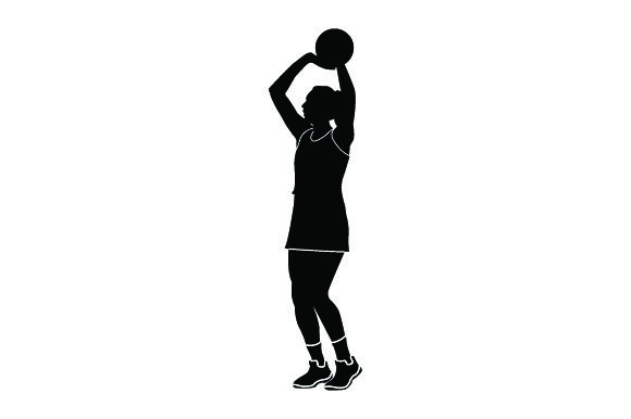 Detailed Sports Silhouettes for Netball Sports Craft Cut File By Creative Fabrica Crafts