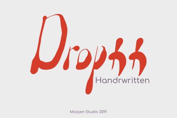 Drophh Script & Handwritten Font By mozyenstudio