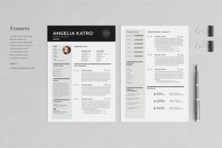 Resume Template 3 Pages Katro Grafica Modelli di Stampa Di Blancalab Studio 2