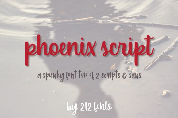 Phoenix Script Trio Script & Handwritten Font By 212 Fonts