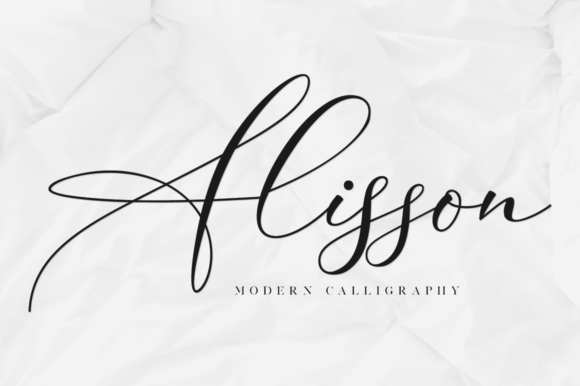Alisson Script Script & Handwritten Font By fanastudio