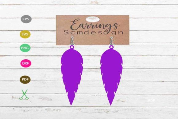 Earrings Graphic Crafts By Scmdesign