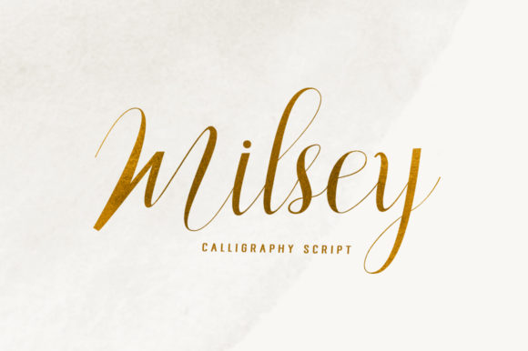Milsey Script & Handwritten Font By gatype
