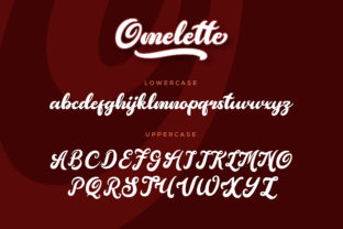 Omelette Script & Handwritten Font By Grezline Studio 5
