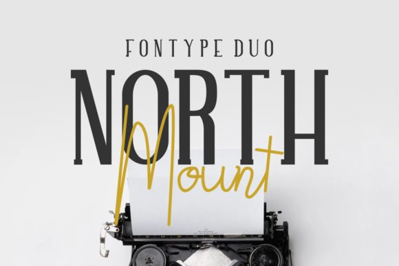 North Mount Family Serif Font By EdricStudio