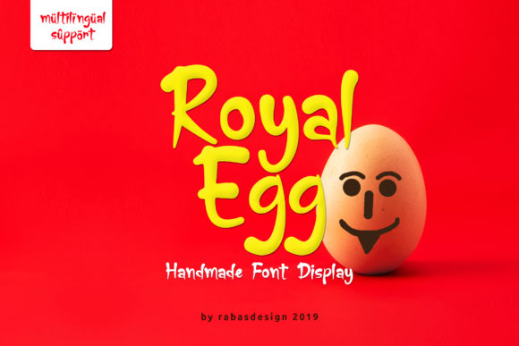 Royal Egg Fontes de Exibição Fonte Por Rabas Design