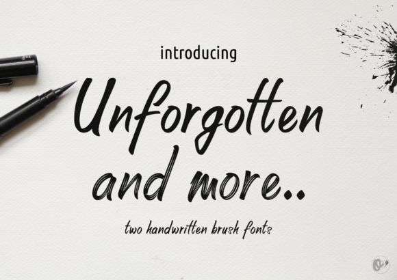 Unforgotten Script & Handwritten Font By Unatype