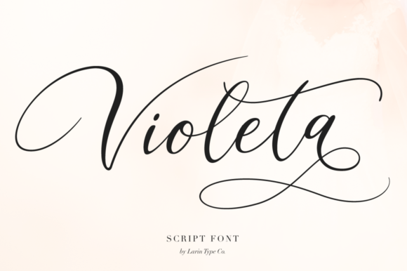 Violeta Script & Handwritten Font By Pasha Larin