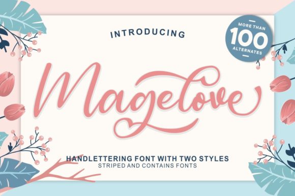 Magelove Script & Handwritten Font By Garisman Studio