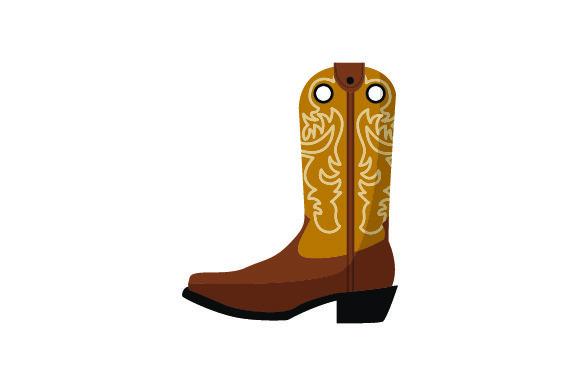 Cowboy Boot Cowgirl Craft-Schnittdatei Von Creative Fabrica Crafts