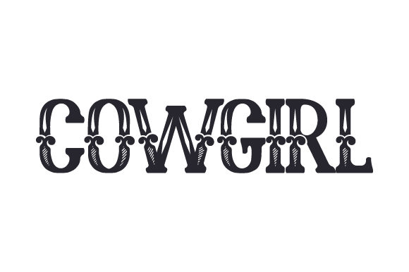 Cowgirl Cowgirl Craft Cut File By Creative Fabrica Crafts