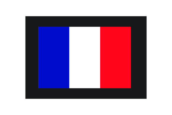 France Flag France Fichier de Découpe pour les Loisirs créatifs Par Creative Fabrica Crafts