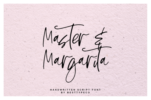 Master & Margarita Script & Handwritten Font By BennyDesigns