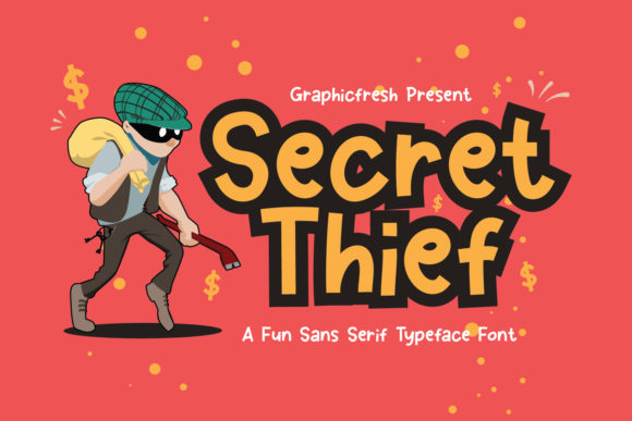 Secret Thief Sans Serif Font By Graphicfresh