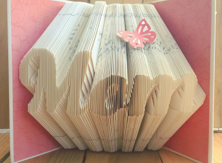 Learn the techniques of book folding