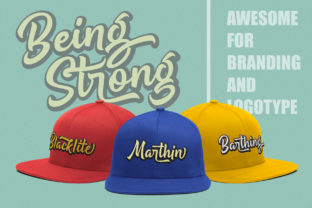 Being Strong Display Font By Subectype 7