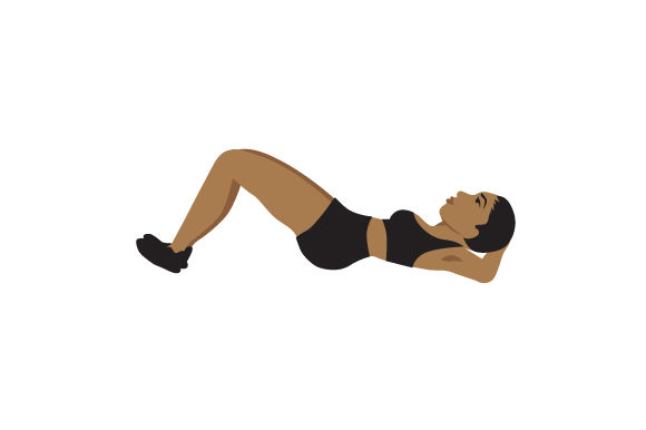 Black Woman Doing Crunches Wellness Craft Cut File By Creative Fabrica Crafts