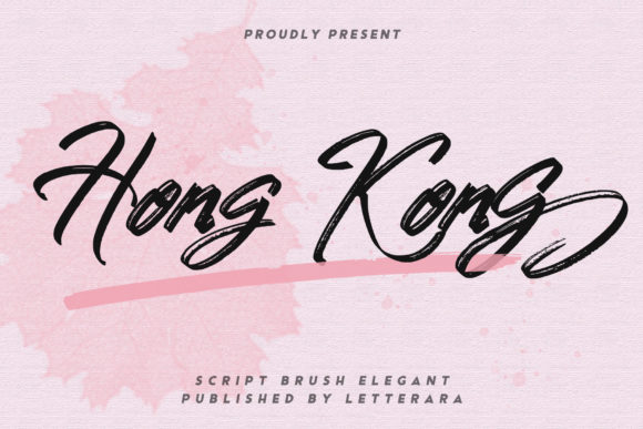 Hong Kong Script & Handwritten Font By thomasaradea