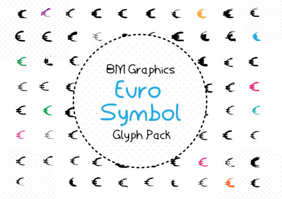 BM Grpahics - Euro Symbol Dingbats-Schriftarten Schriftart Von GraphicsBam Fonts