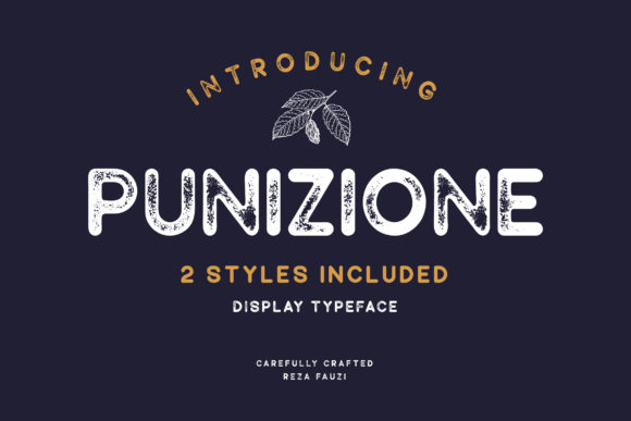 Punizione Sans Serif Font By Grezline Studio