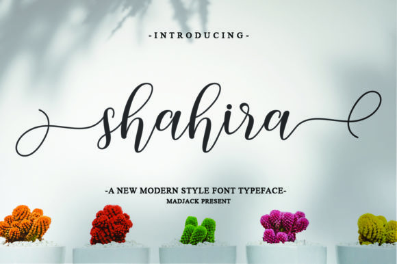 Shahira Script & Handwritten Font By madjack.font