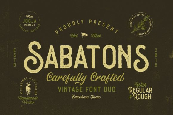 Sabatons Sans Serif Font By letterhend