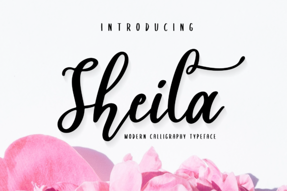 Sheila Script Script & Handwritten Font By fanastudio