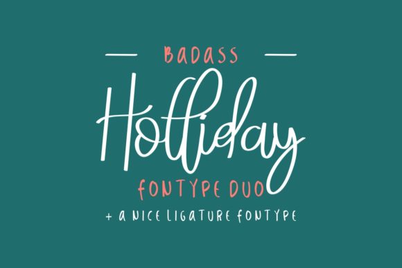 Badass Holliday Duo Script & Handwritten Font By EdricStudio