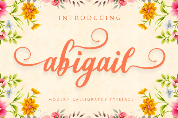 Abigail Script Script & Handwritten Font By fanastudio