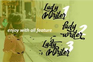 Lady Writer Script & Handwritten Font By Nico Muslib 2