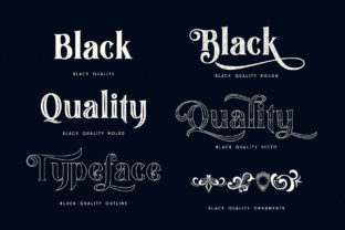 Black Quality Blackletter Font By Alit Design 8