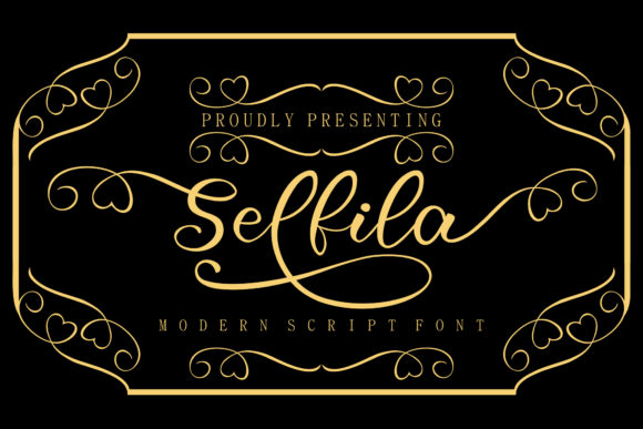 Selfila Script & Handwritten Font By Skiiller Studio