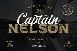 Captain Nelson Display Font By Pasha Larin 1