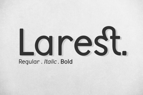 Larest Sans Serif Font By Dani (7NTypes)
