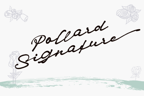 Pollard Script & Handwritten Font By Syukursetiyadi