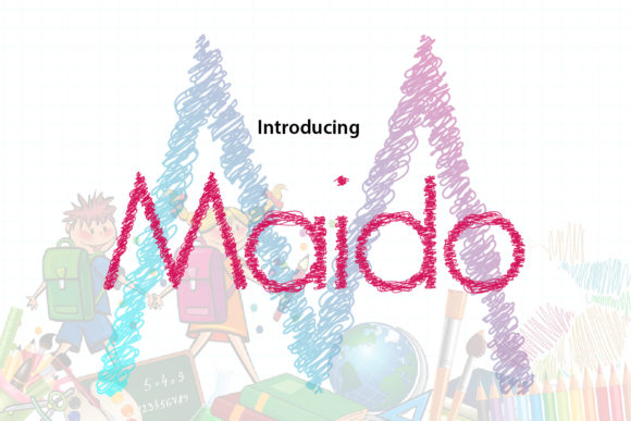 Maido Display Font By da_only_aan