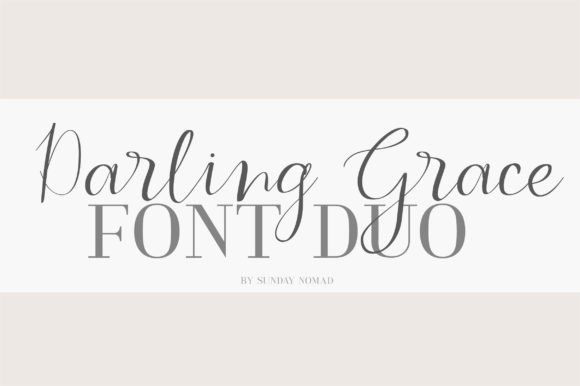 Darling Grace Duo Serif Font By sunday nomad