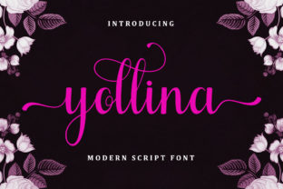 Yollina Script & Handwritten Font By bungreja123 1