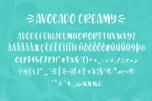 Avocado Creamy Script & Handwritten Font By almarkhatype 9